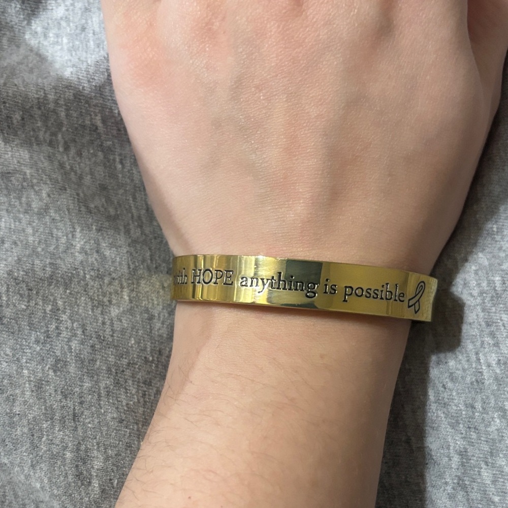 🔵 3/$25 Breast Cancer Support Bracelet
